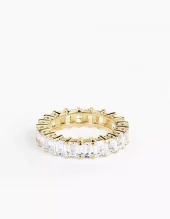 ANI Eternity Emerald Ring Gull