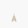 ANI Stone Letter Charm Gull