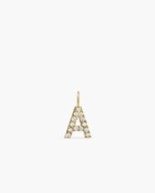 ANI Stone Letter Charm Gull