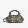 Ganni bou bag smal slangeskinn