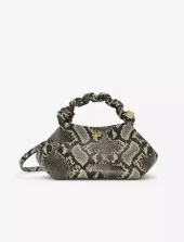 Ganni bou bag smal slangeskinn