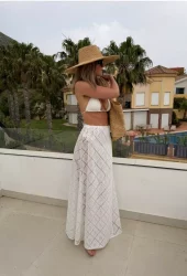 Love lolina Chelsea Maxi Cover Up White