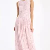 Rotate Ns Ruched Dress, Rosa