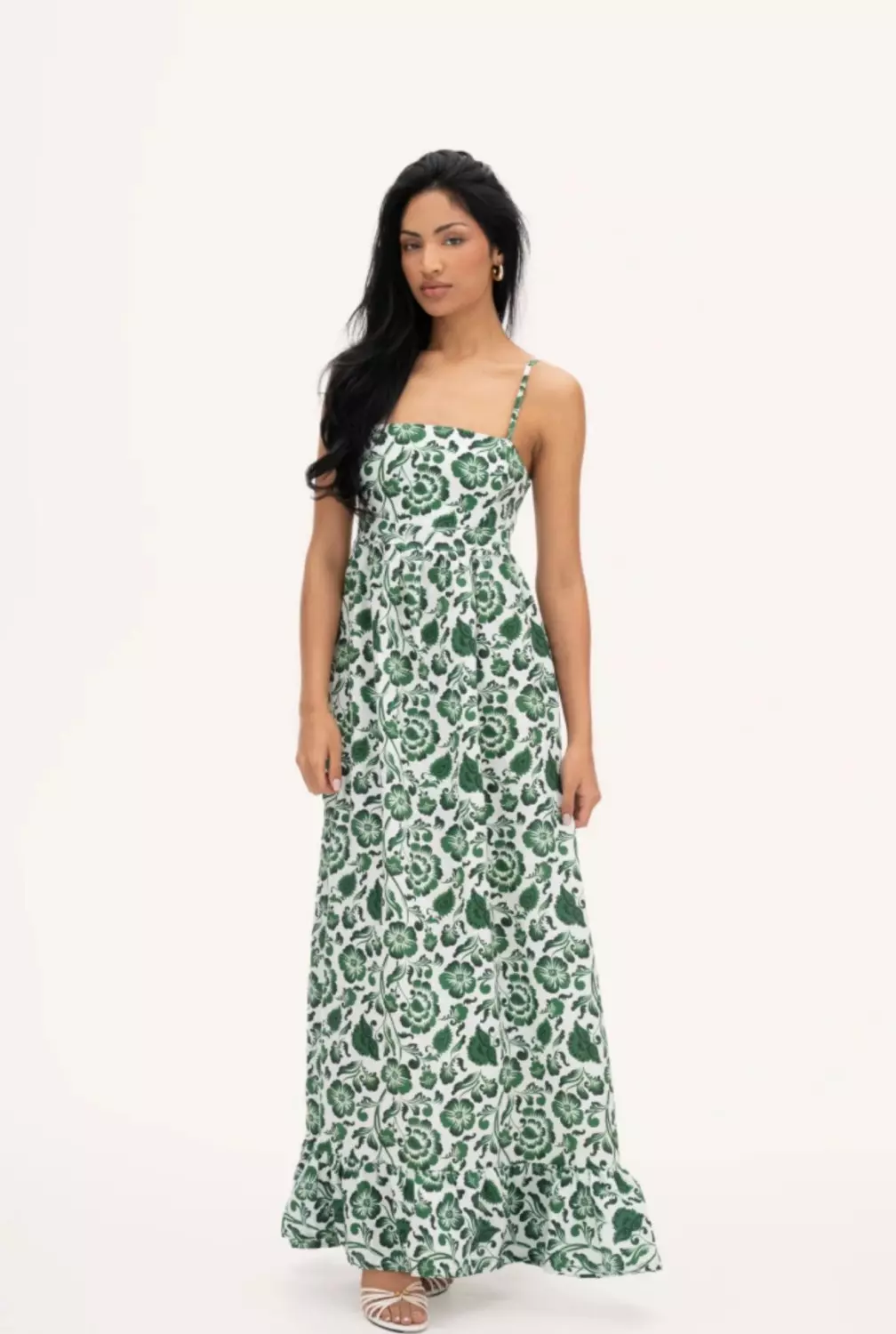 Mandibreeze Antoniette dress green print