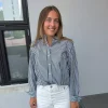 Gant Classic Poplin Striped Shirt grønn