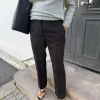 Gant Fluid slim slack bukse sort