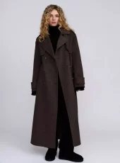 Ella & il Yua coat sort og brun
