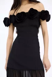 Rotate Crepe maxi flower dress sort