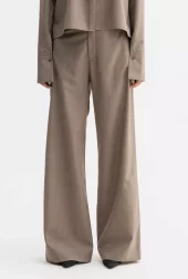 Ahlvar Mila wool trousers beige