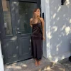 Levete Trisha skirt dark brown