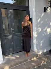 Levete Trisha skirt dark brown