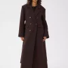 Gestuz Venja long coat brun