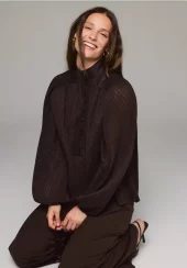 HIIL Barolo bluse brun