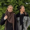 Noma Sophie skjerf store sort og brun