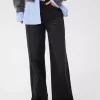 Gestuz Sara HW wide jeans grå