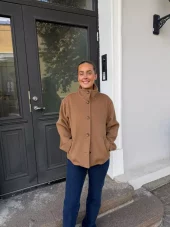 Gant Wool blend jacket camel