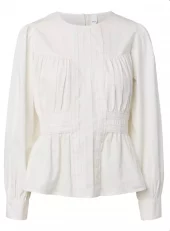 Yas Norala ls bluse hvit