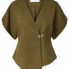 YAS Comira ss bluse brønn