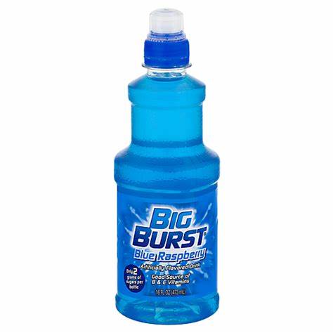 Big burst blue raspberry sport cap 473ml