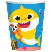 Baby shark pinkfong pappkopper 8pk