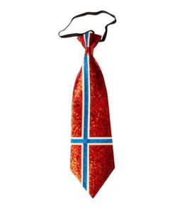 Glitterslips norska flagg