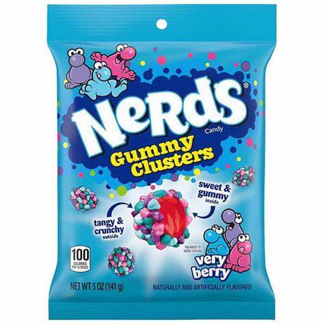 Nerds gummy clusters very berry 141gr