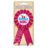 Award ribbon birthday girl