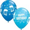 Gummiballonger Happy birthday ølglass 6 pk