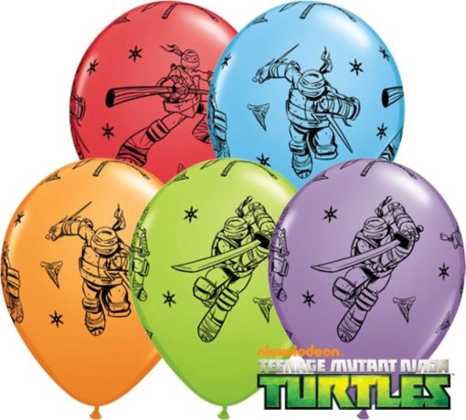 Ninja turtles gummiballonger 6pk