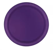 Mørk lilla pappfat 17 cm 8pk