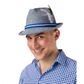 Deluxe bavarian hatt grå