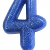 Kakelys 4 glitter blå