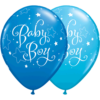 Baby boy stars ballonger blå 6pk