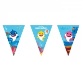Baby shark papir flaggbanner 2,3m