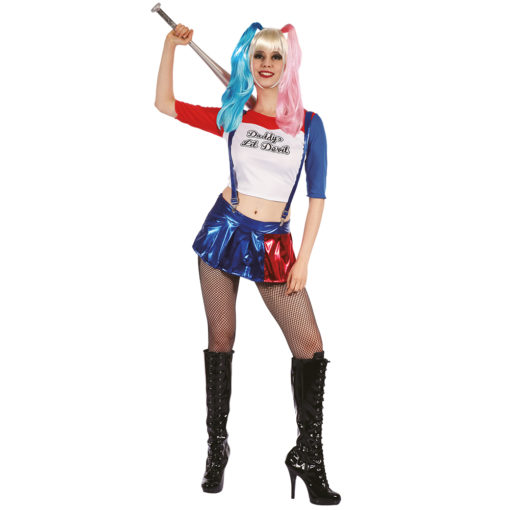 Bad girl Harlequin L/XL (Harley Quinn)