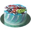 Avengers spiselig kakeskilt 15,5cm sukkerfritt