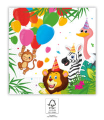 Servietter jungle balloons 20pk