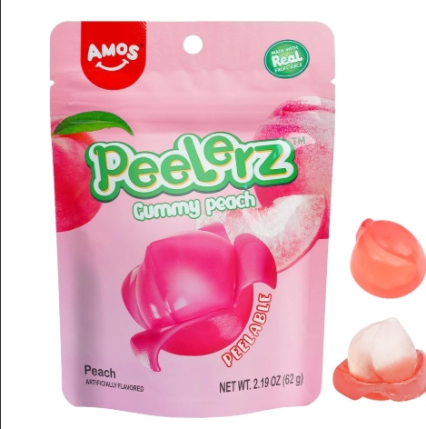 Amos peelerz gummy peach