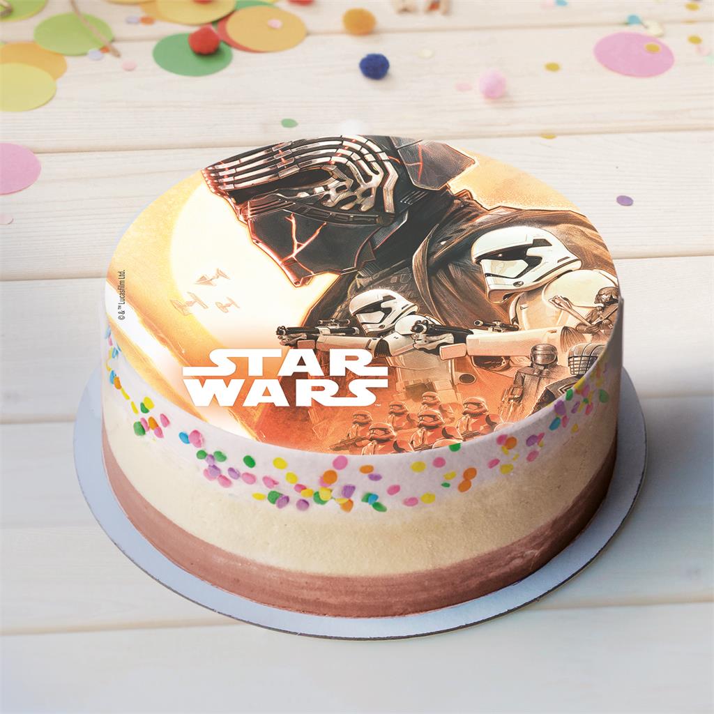 Star wars Kylo Ren spiselig kakeskilt 20 cm