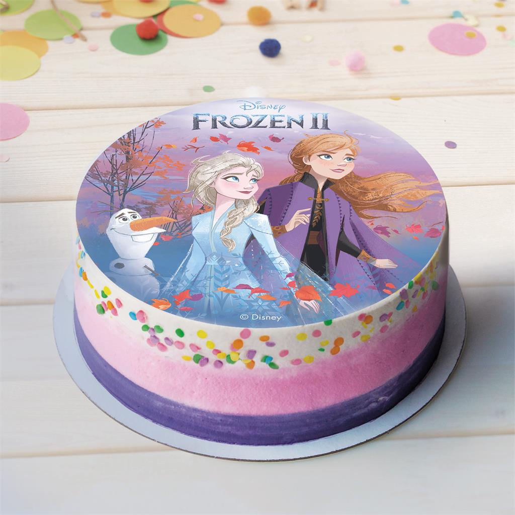 Frozen 2 høst spiselig kakeskilt 20 cm