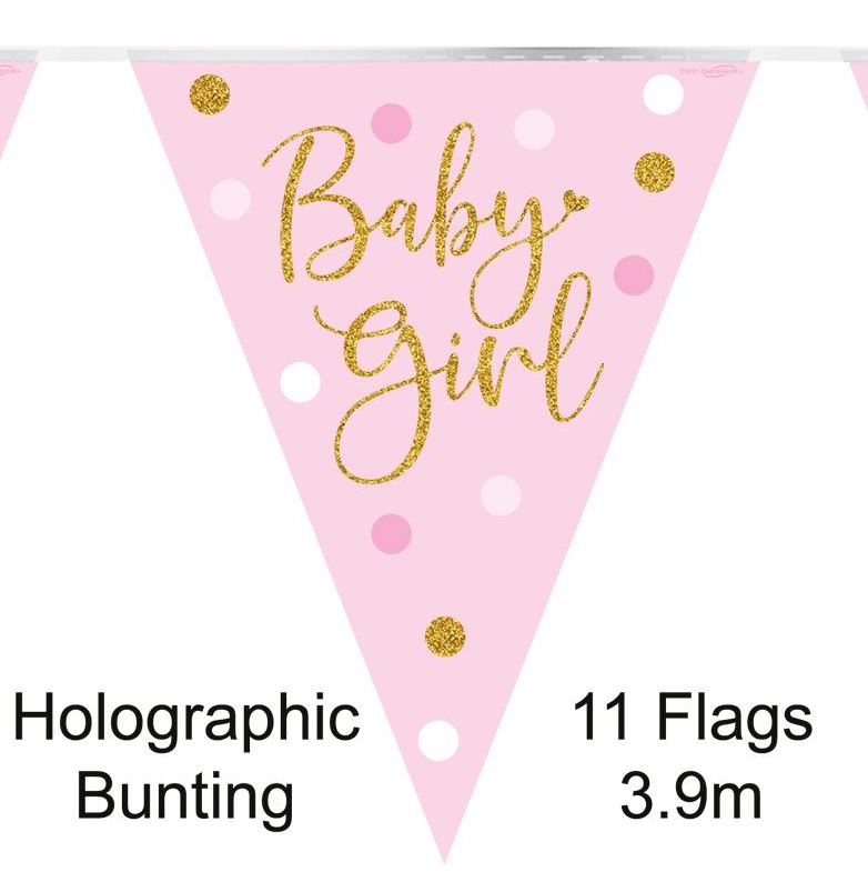 Baby girl flaggbanner 3,9m