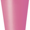 Pappkopper ensfarget mørk rosa 270ml 8pk