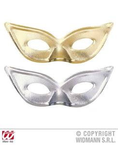 Maskerade øyemaske gull