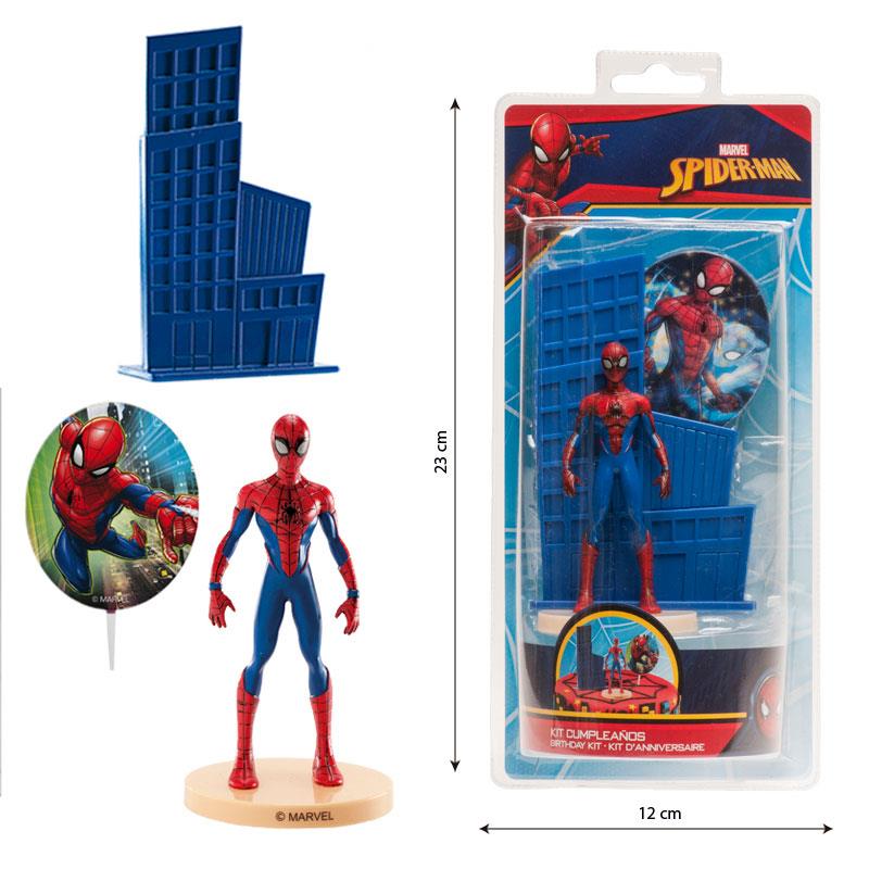 Spiderman kakedekorasjon i plast