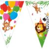 Jungle balloons flaggbanner 2,3m