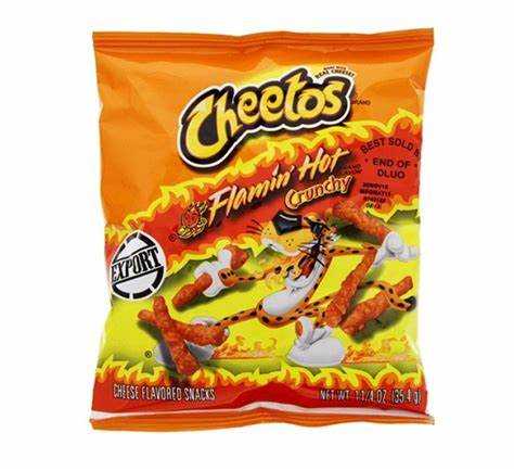 Cheetos chrunchy flamin hot 36gr