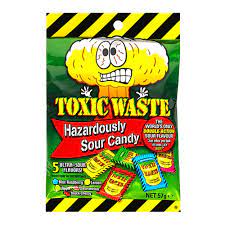 Toxic wastehazardously sour candy