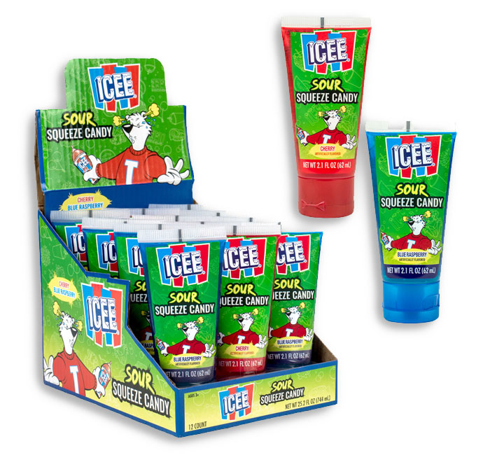ICEE SOUR SQUEEZE CANDY 60g