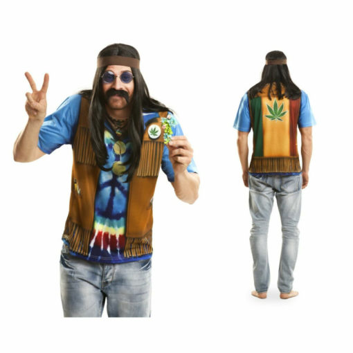 T-skjorte hippie man S