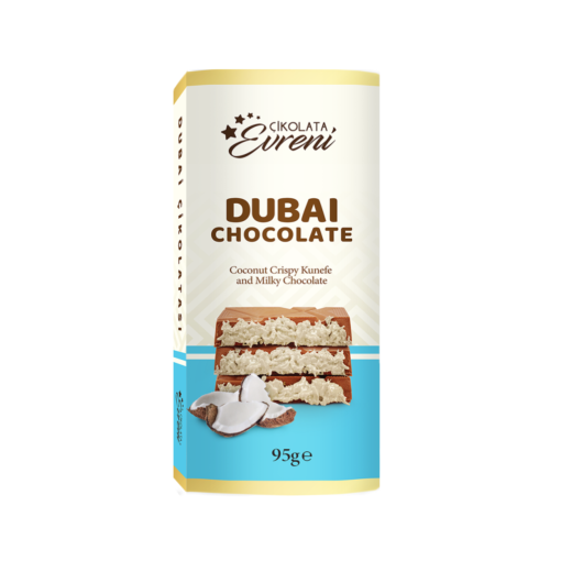 Eureni Dubai Chocolate Coconut Crispy 95g (spesialimport)